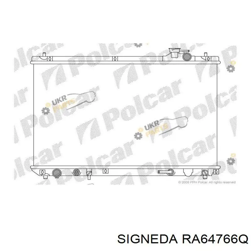 Радіатор RA64766Q Signeda