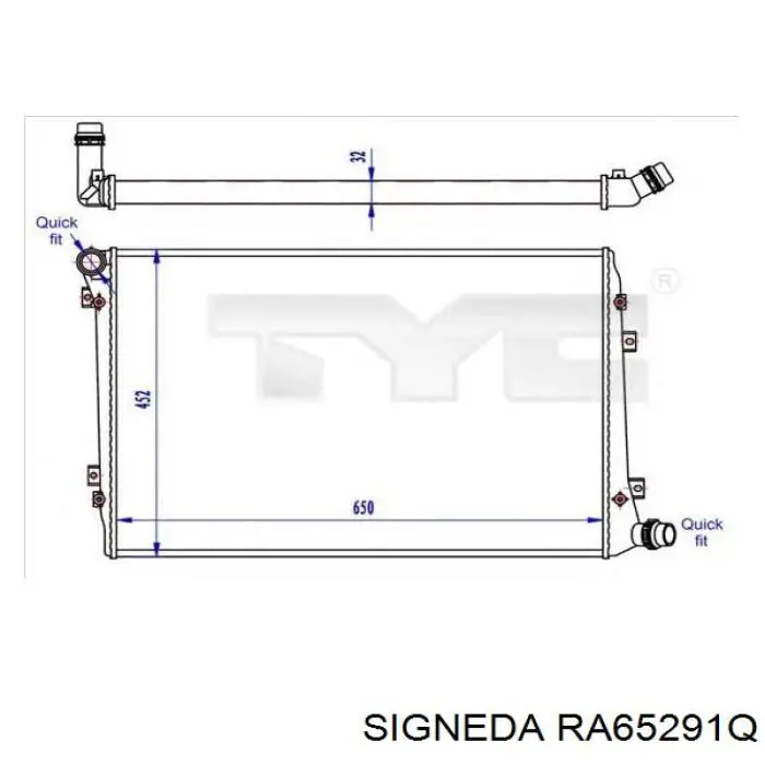 Радіатор 65291 Nissens
