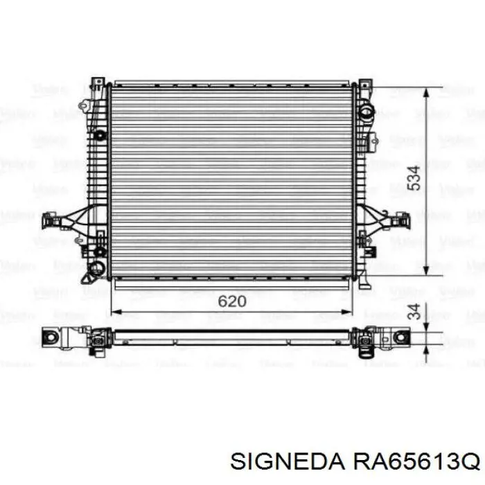 Радіатор R12317 Sato Tech