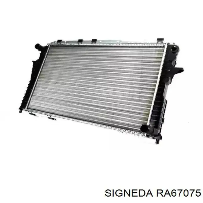 RA67075 Signeda радіатор охолодження двигуна