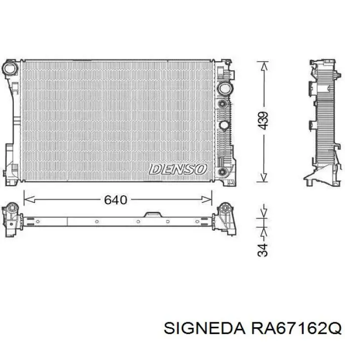 Радіатор основний Kale 360180 ціна, від 175.22 USD