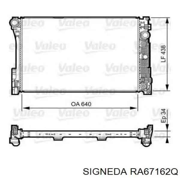 Радіатор основний Mercedes A2045003103 ціна, від 172.43 USD