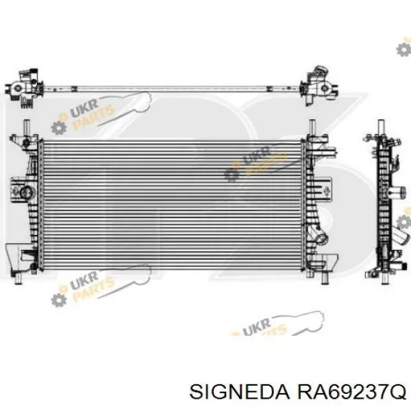 RA69237Q Signeda Радіатор охолодження двигуна