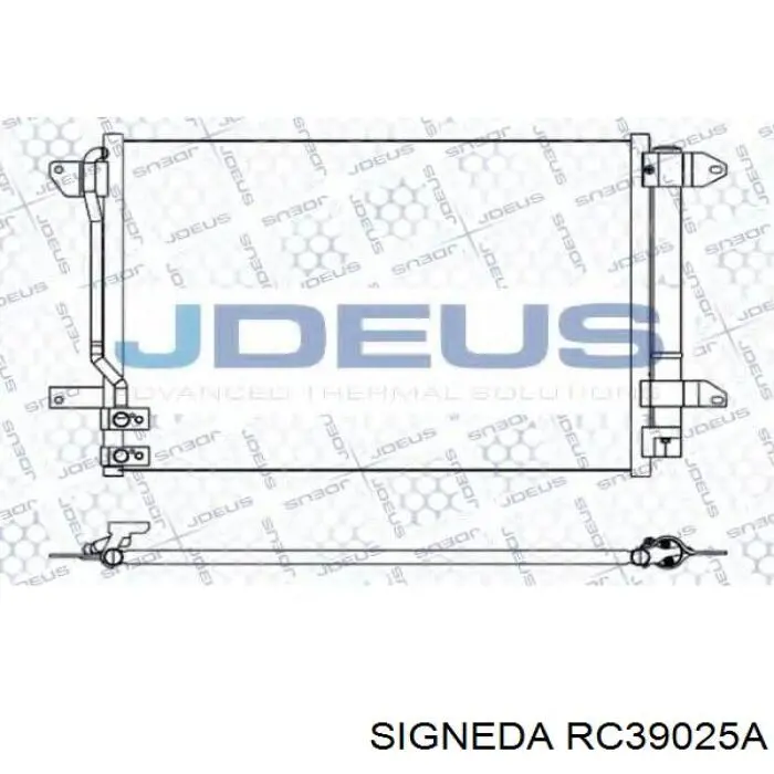 Радіатор кондиціонера RC39025A Signeda