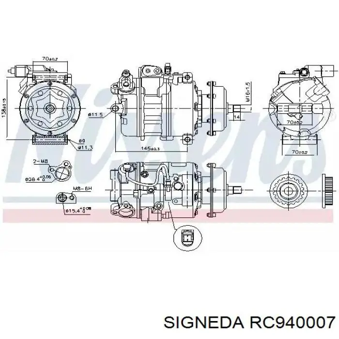 Конденсатор кондиціонера Magneti Marelli 350203976000 ціна, від 85.26 USD