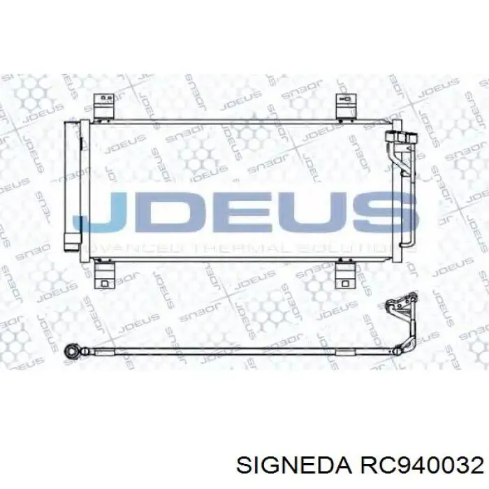 Купити RC940032 Signeda Радіатор системи охолодження кондиціонера