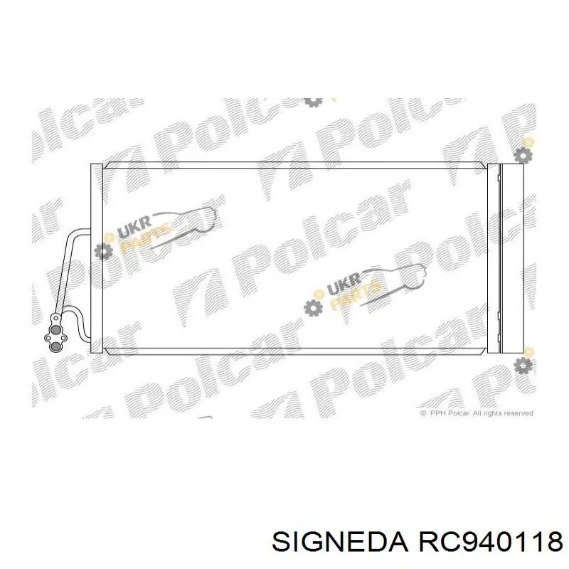 Конденсатор кондиціонера BMW 923992002 ціна, від 70.62 USD