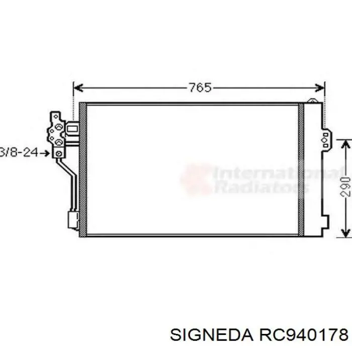 Конденсатор кондиціонера FPS FP46K31 ціна, від 82.67 USD