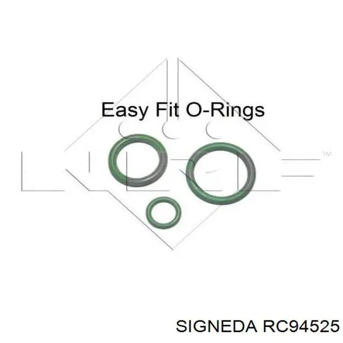RC94525 Signeda радіатор кондиціонера