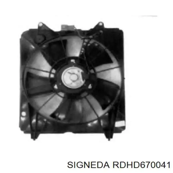 RDHD670041 Signeda дифузор (кожух радіатора охолодження)