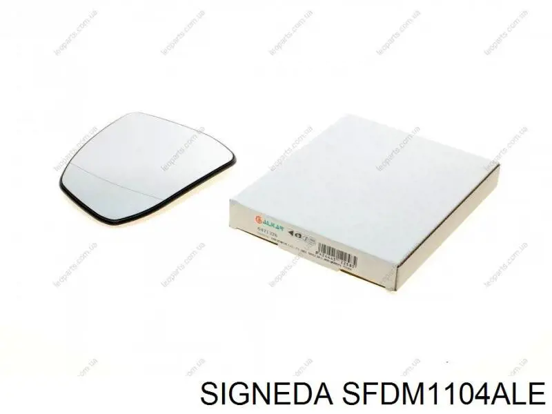 Дзеркальний елемент дзеркала заднього виду, лівого SFDM1104ALE Signeda