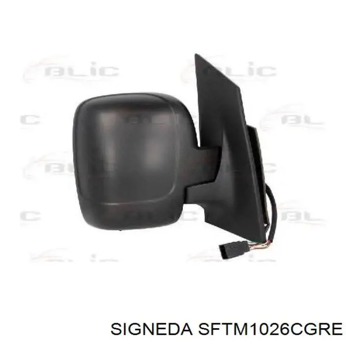 Купити 00008151LH Peugeot/Citroen Дзеркальний елемент правого дзеркала заднього виду