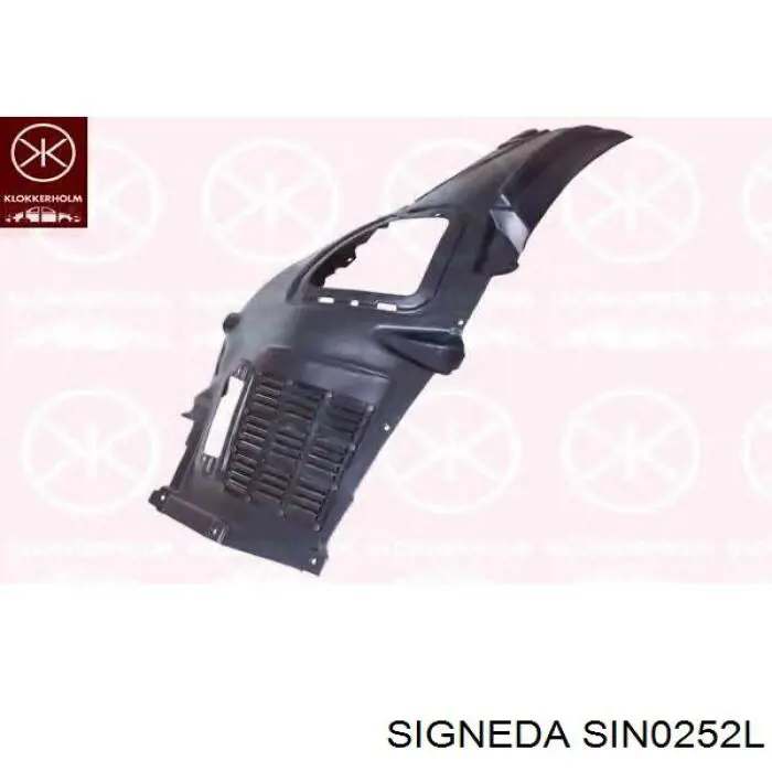 Захист двигуна, лівий SIN0252L SIGNEDA