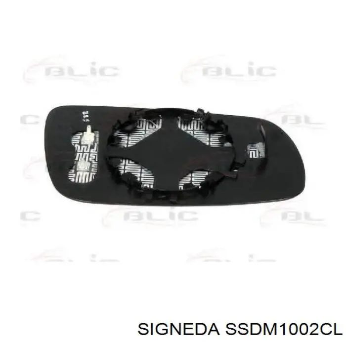 Дзеркальний елемент дзеркала заднього виду, лівого SSDM1002CL Signeda