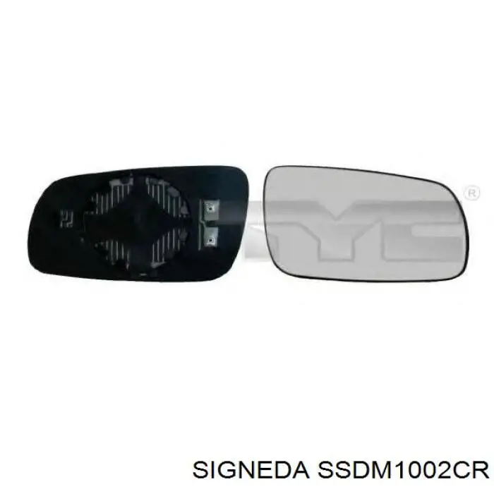 Дзеркальний елемент дзеркала заднього виду, правого SSDM1002CR Signeda