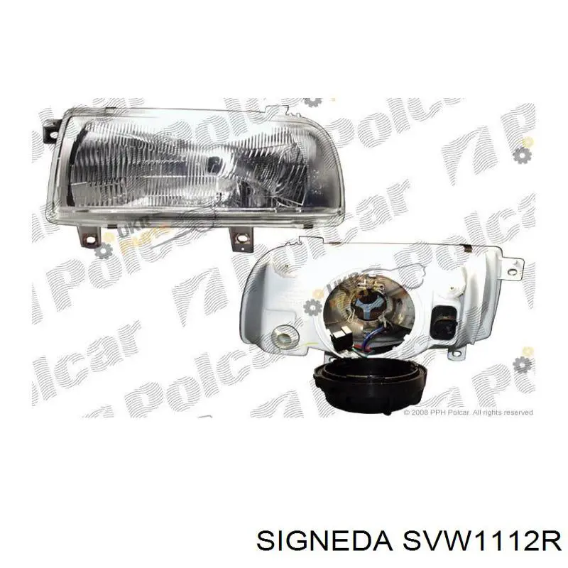Фара права SVW1112R Signeda