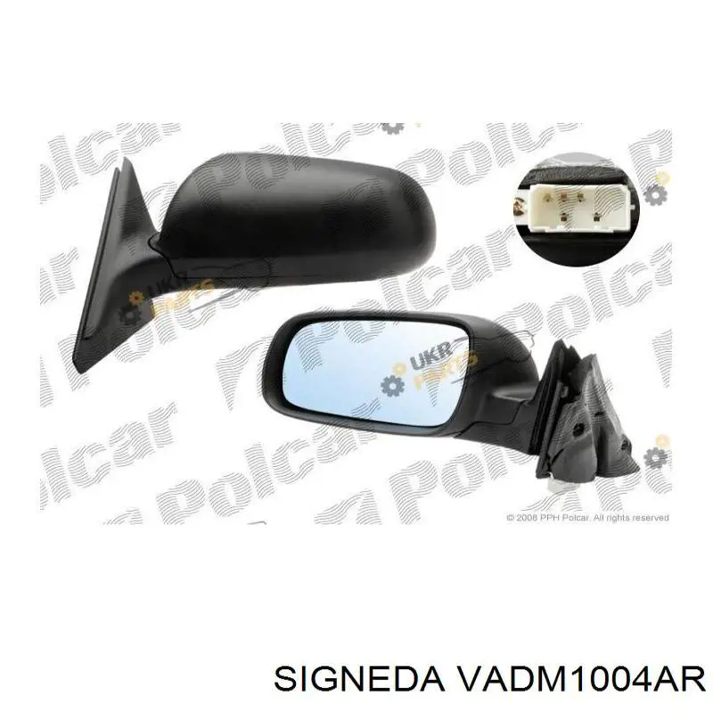 VADM1004AR Signeda накладка дзеркала заднього виду, права