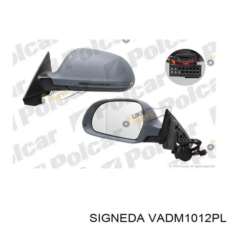 VADM1012PL Signeda покажчик повороту дзеркала, лівий