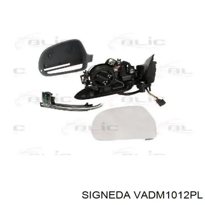 VADM1012PL Signeda Покажчик повороту дзеркала, лівий