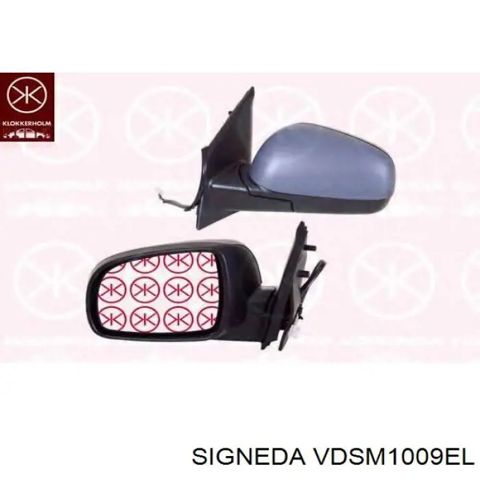 Купити VDSM1009EL Signeda Бічне дзеркало заднього виду ліве