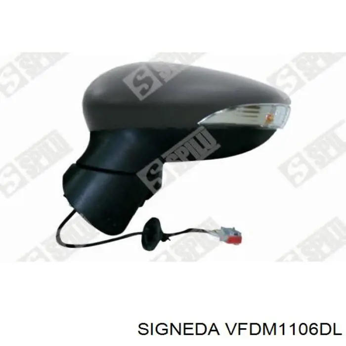 Накладка лівого бокового дзеркала Signeda VFDM1106DL ціна, від 7.46 USD