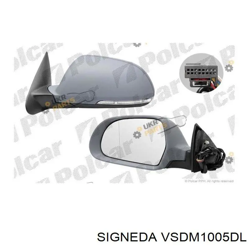 Накладка водійського дзеркала VSDM1005DL SIGNEDA