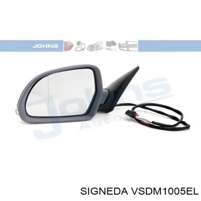 Купити VSDM1005EL Signeda Бічне дзеркало заднього виду ліве