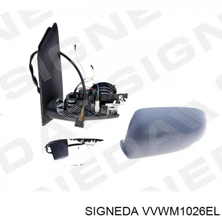 Ліве бічне дзеркало VAG 1T1857507F9B9 ціна, від 65.28 USD