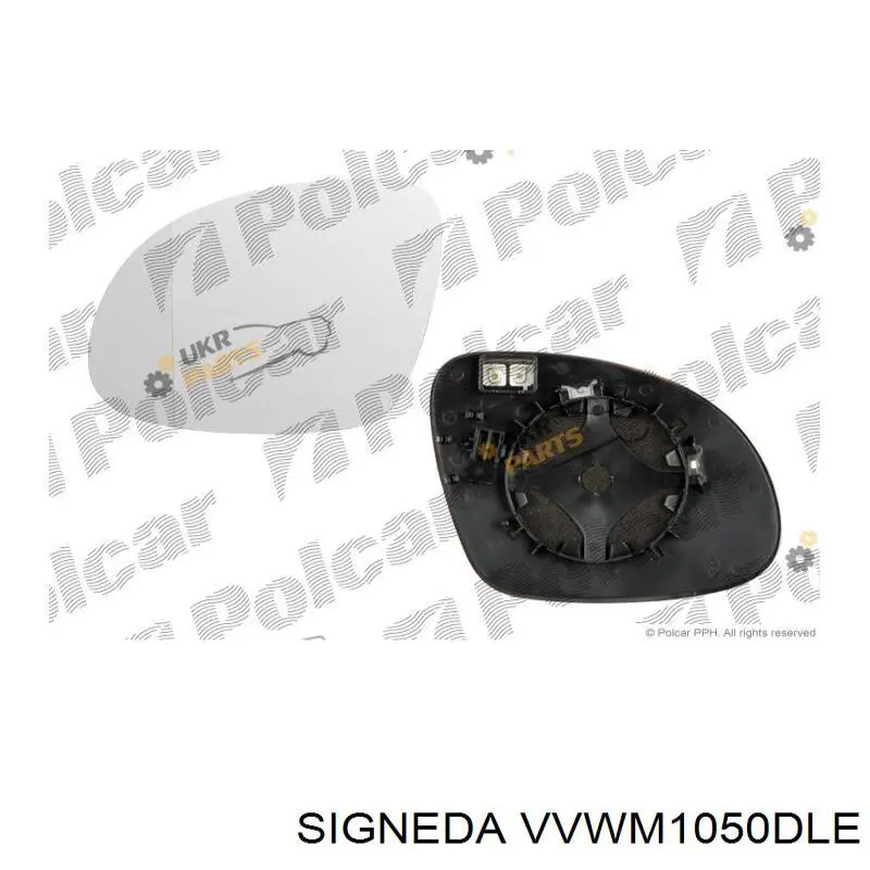 Купити VVWM1050DLE Signeda Накладка/кришка дзеркала заднього виду, ліва