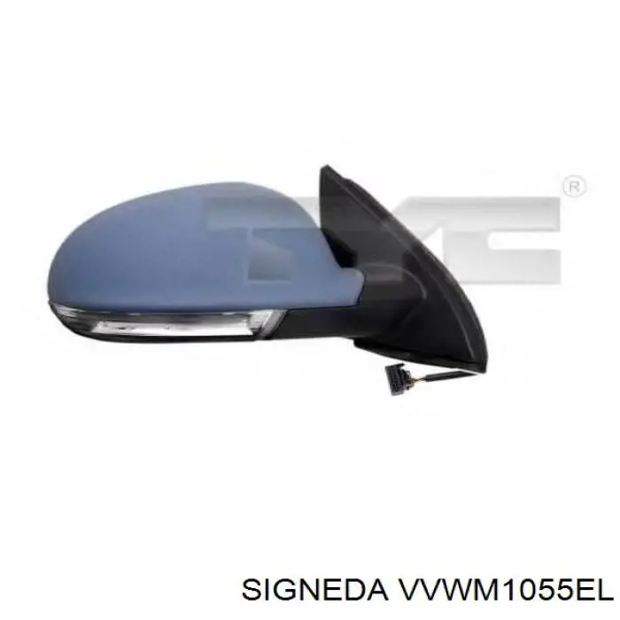 Ліве бокове дзеркало VVWM1017EBL Signeda