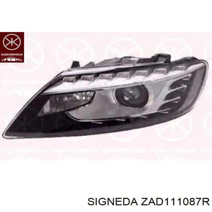 Купити 3941034 Autotechteile Права блок фара