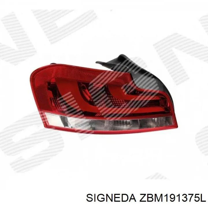 Ліхтар задній лівий Signeda ZBM191375L ціна, від 181.16 USD