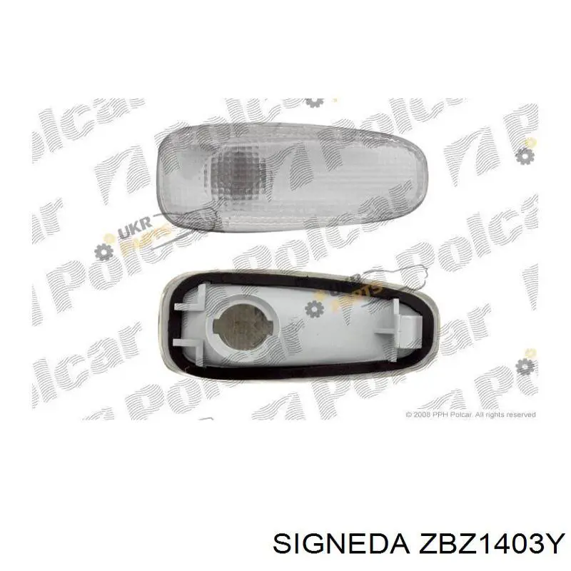 Повторювач повороту на крилі ZBZ1403Y Signeda