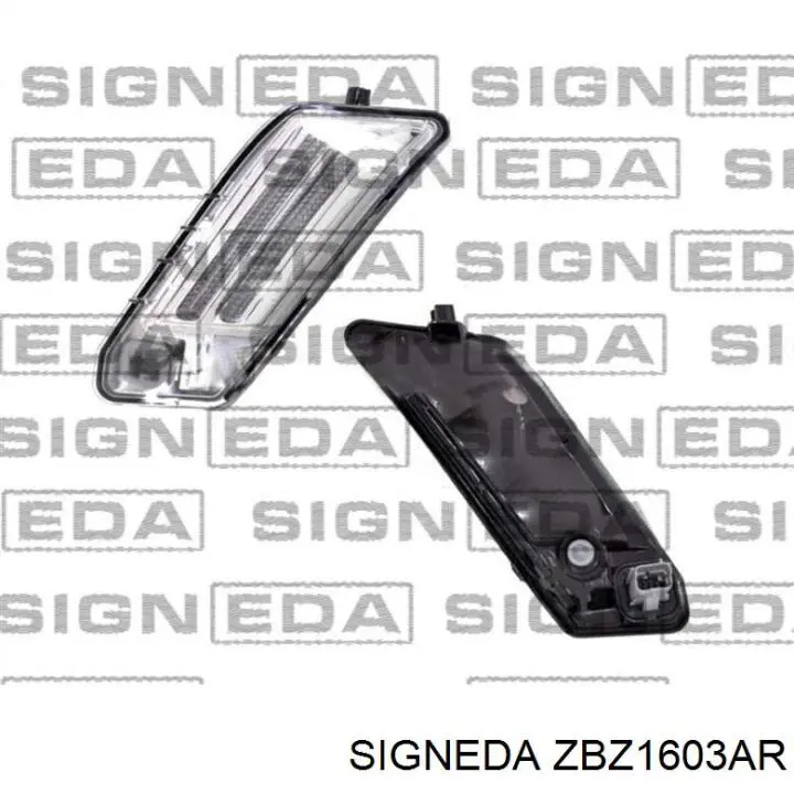 Купити ZBZ1603AR Signeda Габарит передній, нижній (ліхтар), правий