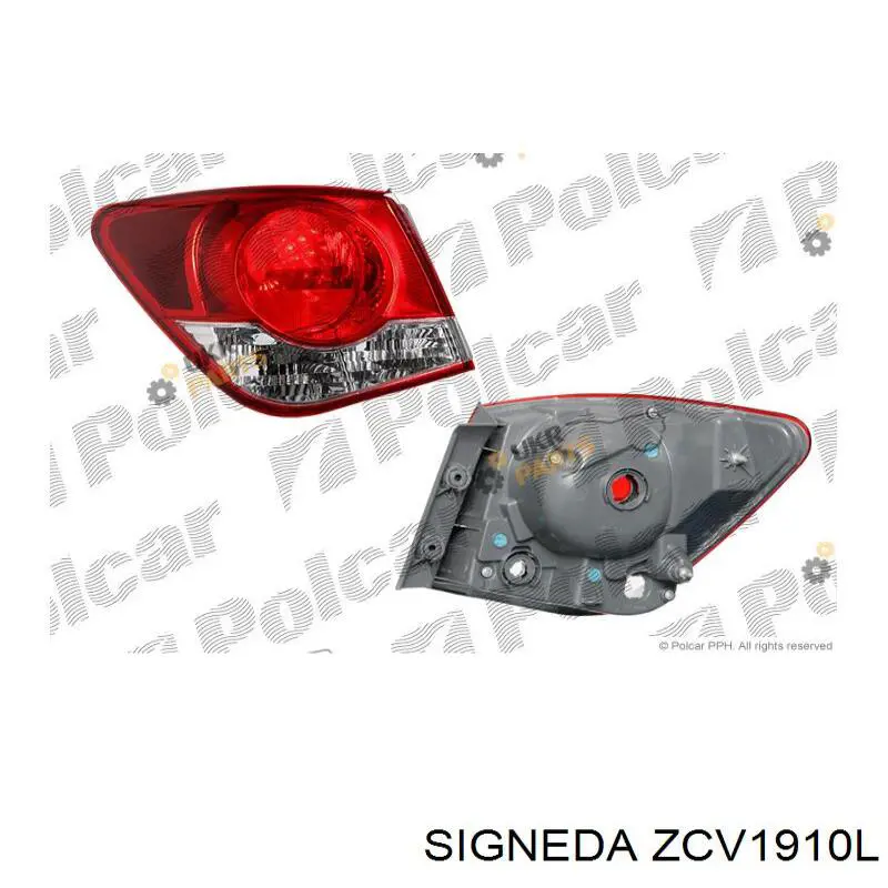Задня ліва зовнішня фара FPS FP1711F1P ціна, від 57.98 USD