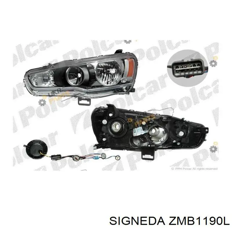 Купити 20B302052B TYC Фара