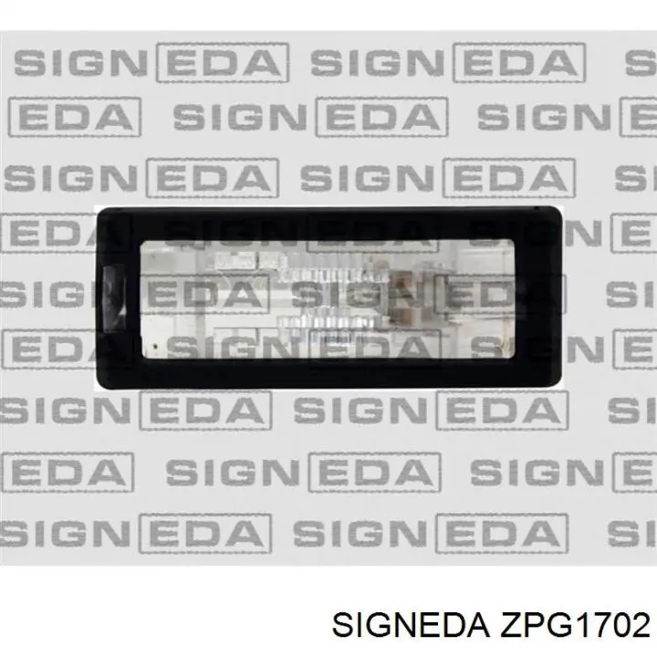 Ліхтар підсвічування заднього номерного знака ZPG1702 Signeda