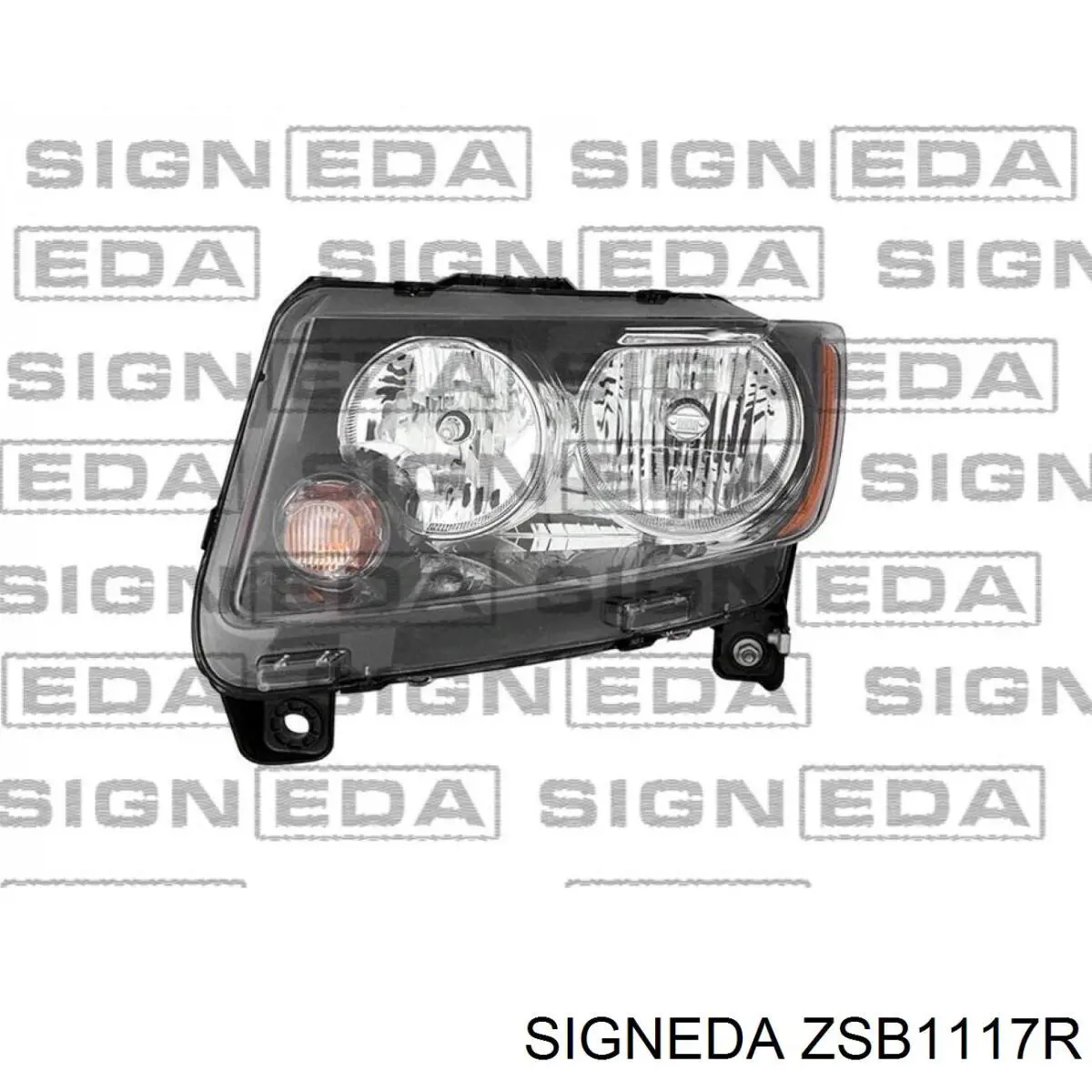 Фара права ZSB1117R Signeda
