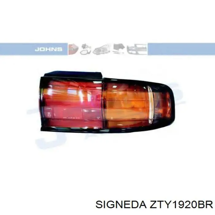 ZTY1920BR Signeda Задній правий зовнішній ліхтар