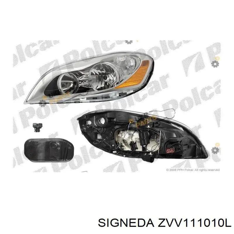 Фара ліва ZVV111010L Signeda