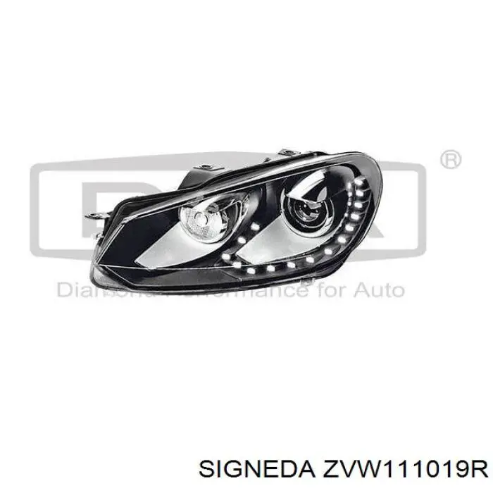 Купити ZVW111019R Signeda Права блок фара