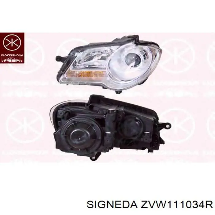 Фара права 20C473052B TYC