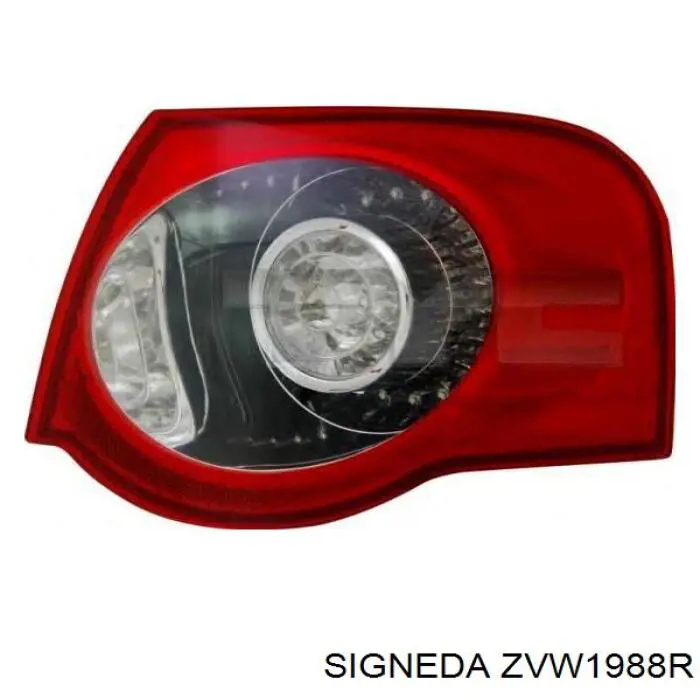 Ліхтар задній правий, зовнішній Polcar 9555882E ціна, від 88.38 USD
