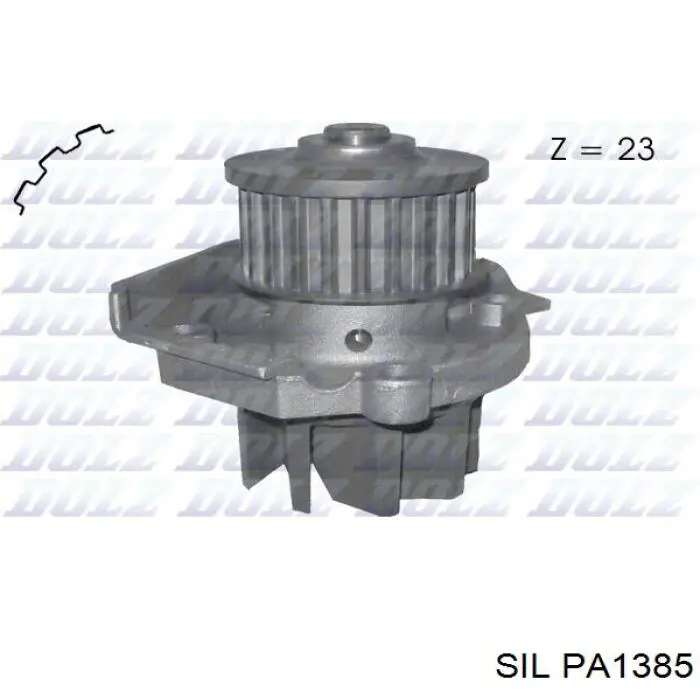PA1385 SIL помпа водяна, (насос охолодження)