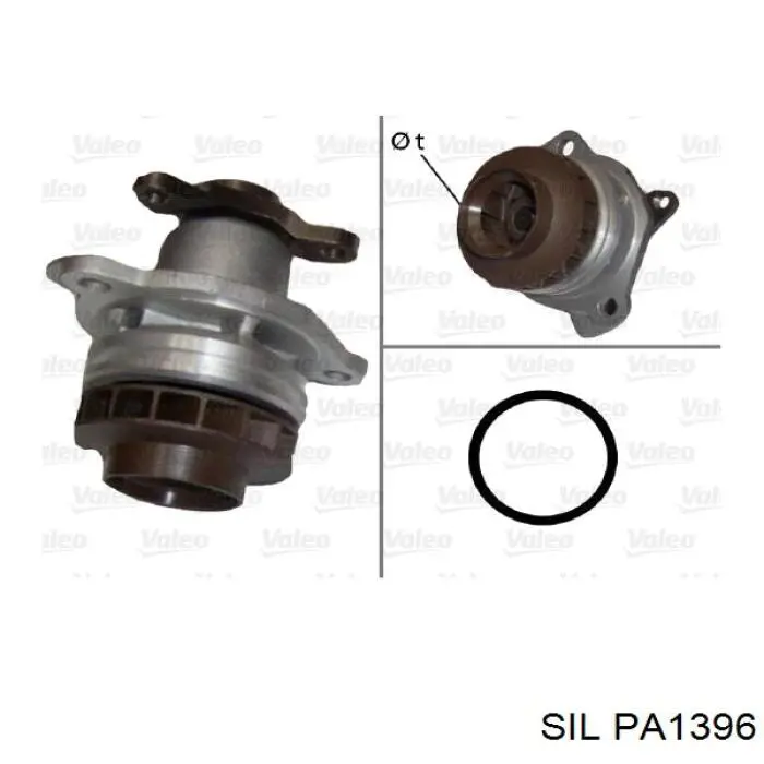 Помпа охолодження SIL PA1396 ціна, від 30.95 USD