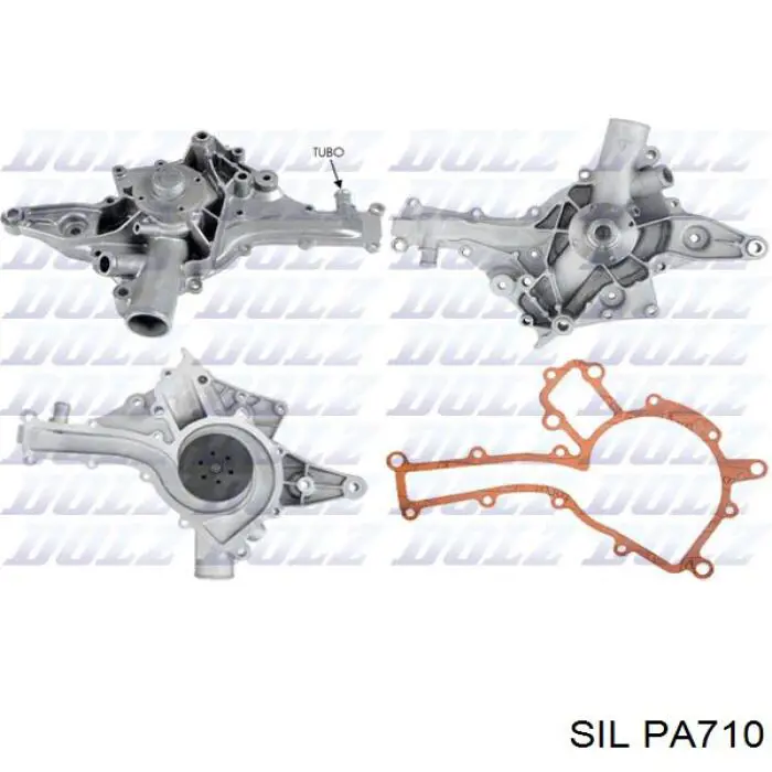 Помпа водяна, (насос) охолодження PA710 SIL