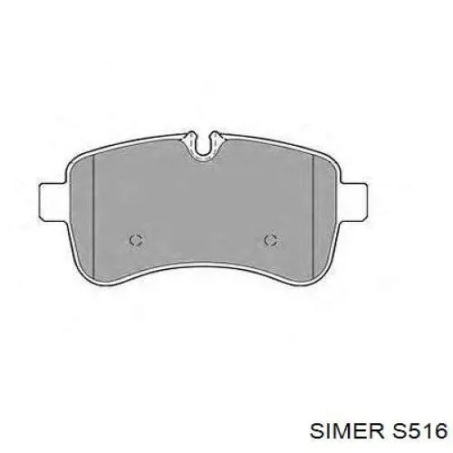 Колодки гальмові задні, барабанні S516 Simer