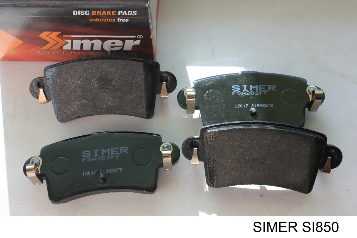 Задні гальмівні колодки SI850 Simer