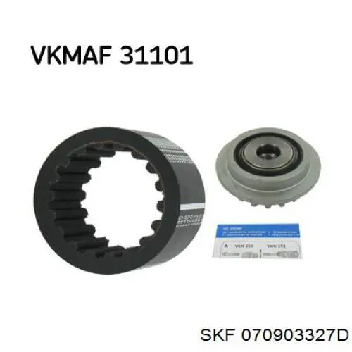 Купити 070903327D SKF Муфта шківа генератора, еластична