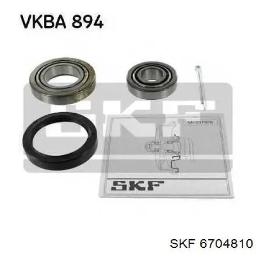 Купити 6704810 SKF Підшипник маточини передньої, внутрішній